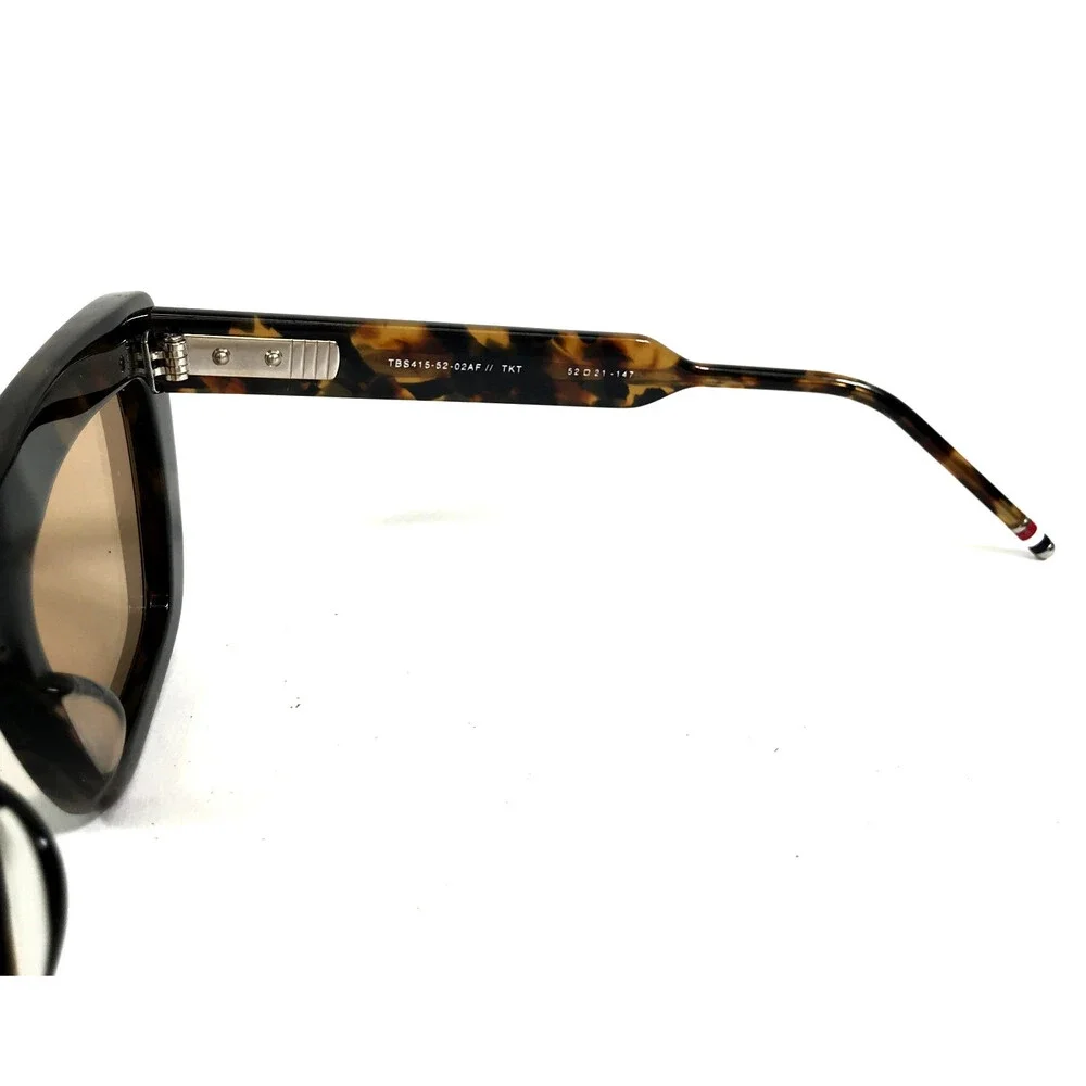Thom Browne Sunglasses TBS415-52-02AF TKT Tokyo Tortoise Frames w/ Brown Lenses